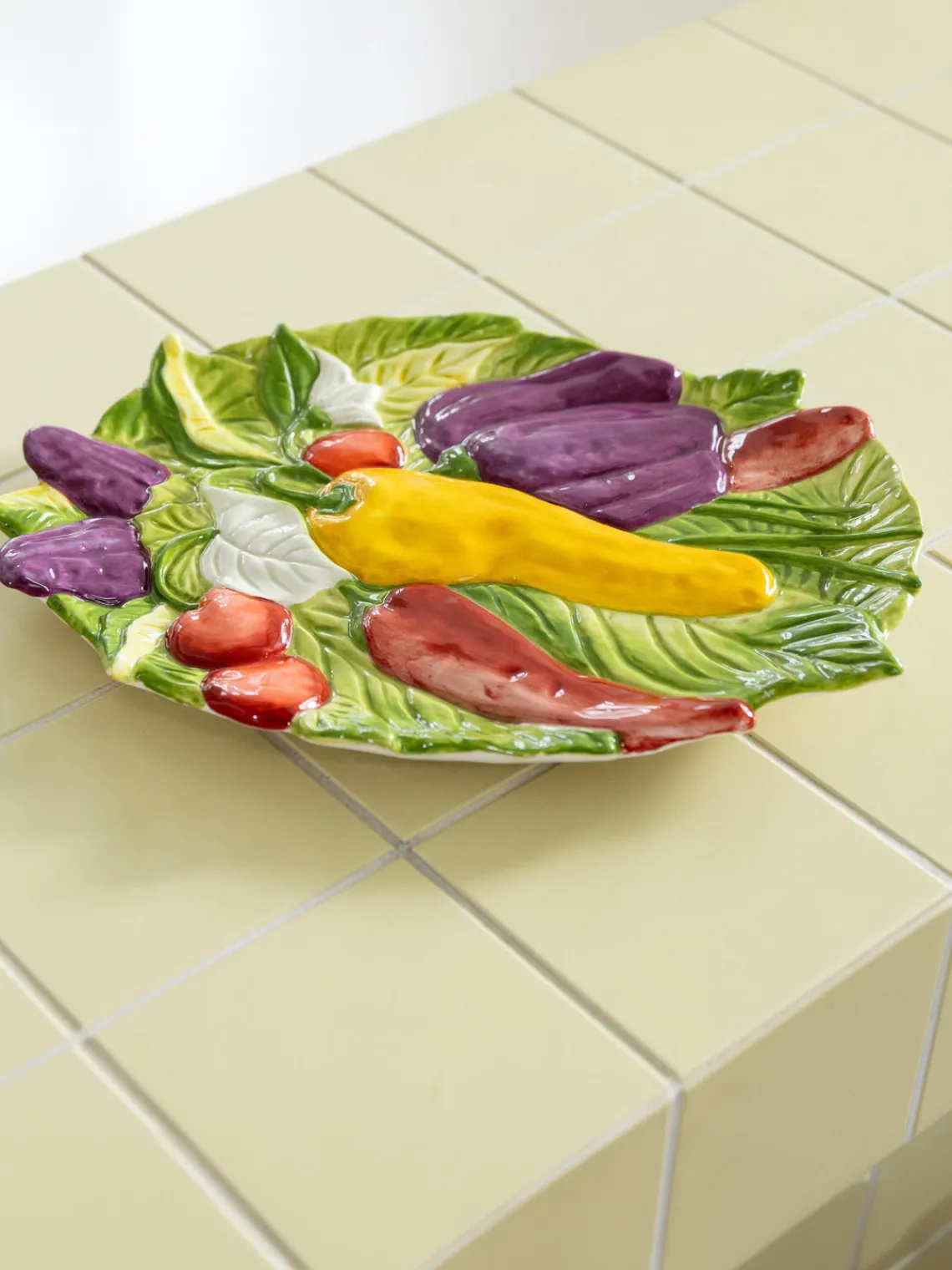 Discount Fuente pintada a mano Legume Cuencos Y Platos De Servir|Vajillas Completas