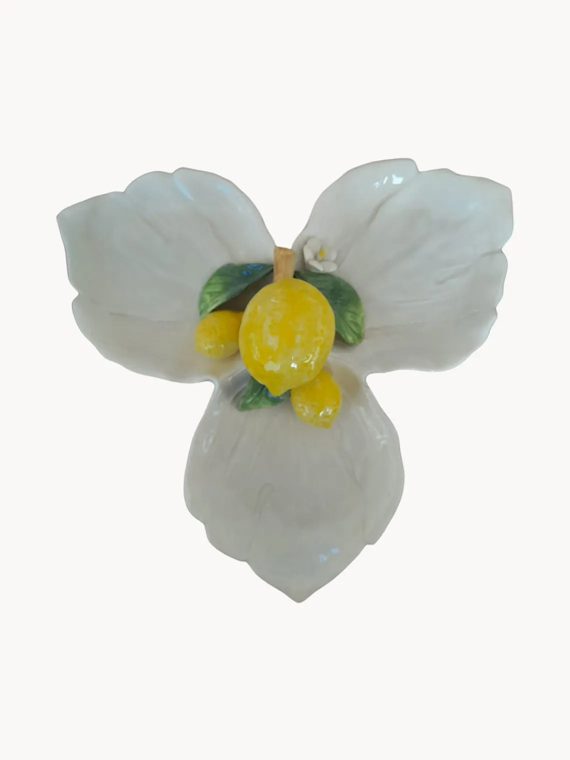 Vajillas Completas|Menaje De Mesa>Les Ottomans Fuente pintada a mano Lemon