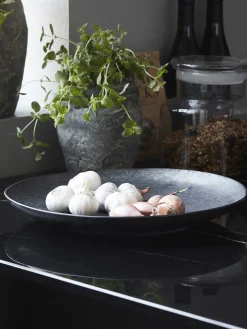 Cuencos Y Platos De Servir|Vajillas Completas>House Doctor Fuente Pion Gris antracita jaspeado