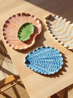 Best Fuente Shellegance, 31 cm Cuencos Y Platos De Servir|Vajillas Completas