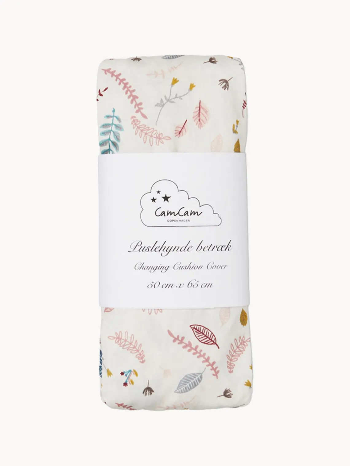 Colchonetas Cambiador|Decoración Infantil>Cam Cam Copenhagen Funda cambiador de algodón orgánico Pressed Leaves