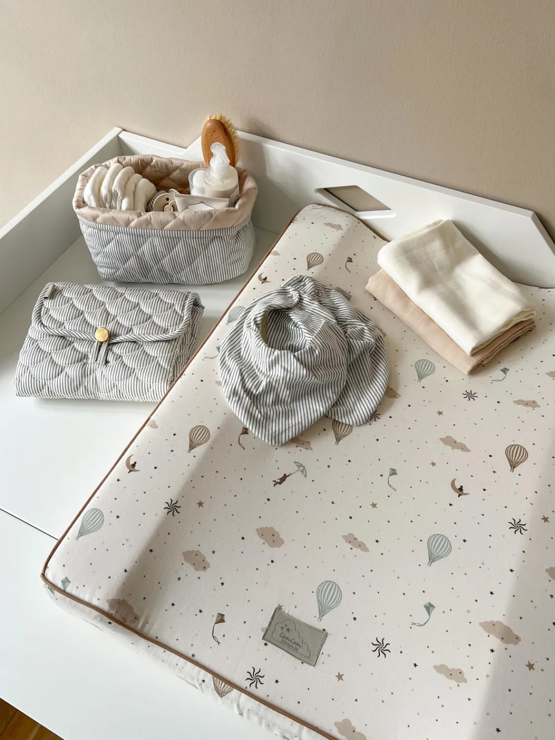 Colchonetas Cambiador|Decoración Infantil>Cam Cam Copenhagen Funda cambiador de algodón ecológico Dreamland