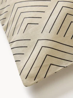 Fundas De Almohadas|Fundas Nórdicas></noscript>Westwing Collection Funda de almohada de algodón estampado Milano Beige