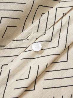 Fundas De Almohadas|Fundas Nórdicas></noscript>Westwing Collection Funda de almohada de algodón estampado Milano Beige