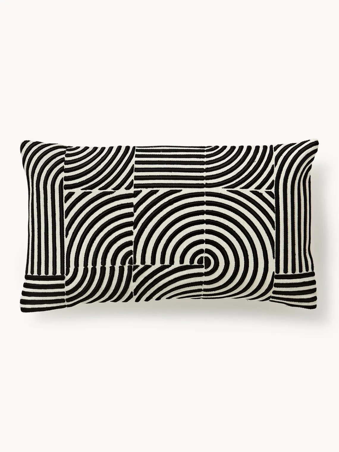 Discount Funda de almohada de lino estampada Lexi Mantas|Cojines Decorativos