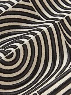 Discount Funda de almohada de lino estampada Lexi Mantas|Cojines Decorativos