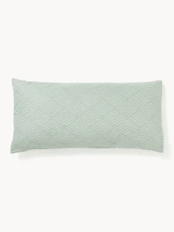 Fundas De Almohadas|Fundas Nórdicas></noscript>Westwing Collection Funda de almohada estampada de algodón Milano Verde salvia
