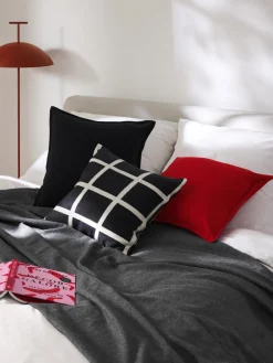 Funda de cojín a cuadros Edison Cojines Decorativos|Mantas