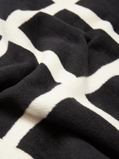 Funda de cojín a cuadros Edison Cojines Decorativos|Mantas