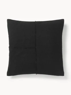 Best Funda de cojín artesanal con costura decorativa Terre Mantas|Cojines Decorativos