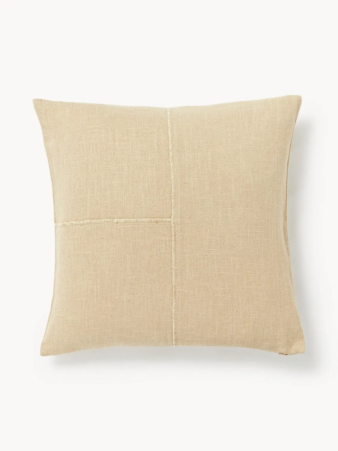 Funda de cojín artesanal con costura decorativa Terre Cojines Decorativos|Mantas