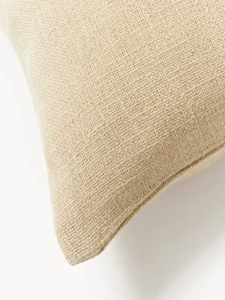 Funda de cojín artesanal con costura decorativa Terre Cojines Decorativos|Mantas