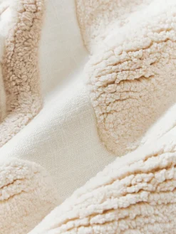 Sale Funda de cojín artesanal con relieves Coraline Mantas|Cojines Decorativos