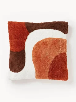 Best Funda de cojín artesanal con relieves Malu Cojines Decorativos|Cojines Decorativos