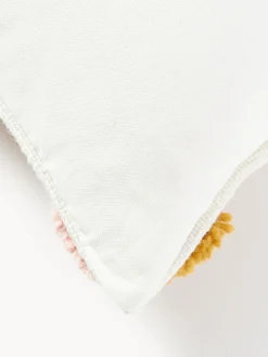 Cojines Decorativos|Mantas></noscript>Westwing Collection Funda de cojín artesanal con tejido capitoné Jiri Naranja, rosa oscuro