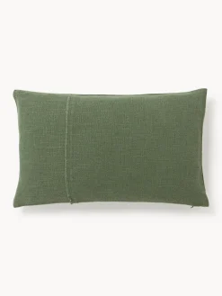 Best Funda de cojín artesanal con costura decorativa Terre Cojines Decorativos|Mantas