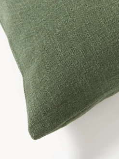 Best Funda de cojín artesanal con costura decorativa Terre Cojines Decorativos|Mantas