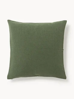 Sale Funda de cojín artesanal con costura decorativa Terre Mantas|Cojines Decorativos