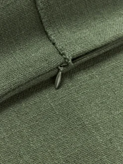 Sale Funda de cojín artesanal con costura decorativa Terre Mantas|Cojines Decorativos