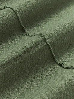 Sale Funda de cojín artesanal con costura decorativa Terre Mantas|Cojines Decorativos