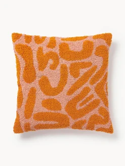 Hot Funda de cojín artesanal con mechones en bucle Soma Cojines Decorativos|Mantas