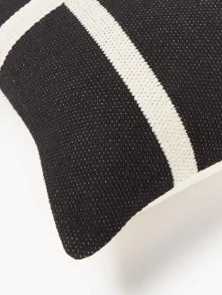 Clearance Funda de cojín artesanal con motivos geométricos Asta Mantas|Cojines Decorativos