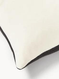 Clearance Funda de cojín artesanal con motivos geométricos Asta Mantas|Cojines Decorativos