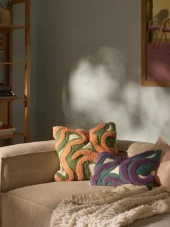 Clearance Funda de cojín artesanal con tejido capitoné Jiri Mantas|Cojines Decorativos