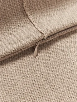 New Funda de cojín artesanal con costura decorativa Terre Mantas|Cojines Decorativos