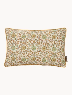 Sale Funda de cojín artesanal con diseño floral Honey Cojines Decorativos|Mantas