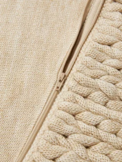 Outlet Funda de cojín artesanal de punto grueso Adyna Cojines Decorativos|Mantas