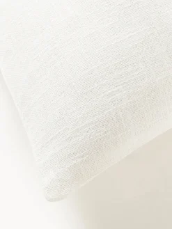 Cojines Decorativos|Mantas></noscript>Westwing Collection Funda de cojín artesanal de algodón con costuras decorativas Terre Blanco