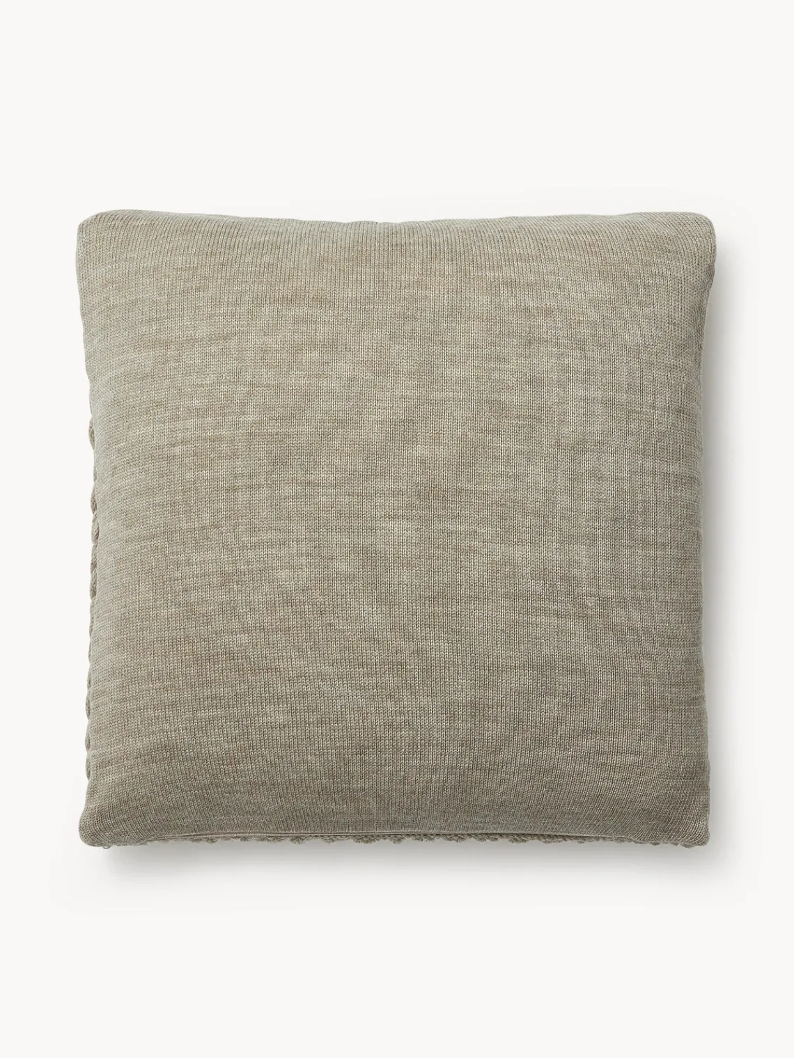 Sale Funda de cojín artesanal de punto grueso Adyna Cojines Decorativos|Mantas