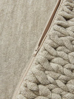 Sale Funda de cojín artesanal de punto grueso Adyna Cojines Decorativos|Mantas