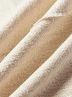 Cojines Decorativos|Cojines Decorativos></noscript>Westwing Collection Funda de cojín artesanal de algodón con costuras decorativas Terre Beige claro