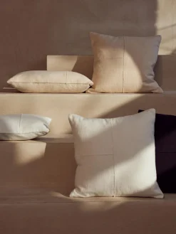 Cojines Decorativos|Cojines Decorativos></noscript>Westwing Collection Funda de cojín artesanal de algodón con costuras decorativas Terre Beige claro