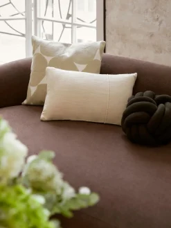 Cojines Decorativos|Cojines Decorativos></noscript>Westwing Collection Funda de cojín artesanal de algodón con costuras decorativas Terre Beige claro