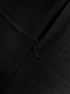 Cojines Decorativos|Cojines Decorativos></noscript>Westwing Collection Funda de cojín artesanal de algodón con costuras decorativas Terre Gris antracita