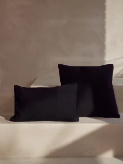 Cojines Decorativos|Cojines Decorativos></noscript>Westwing Collection Funda de cojín artesanal de algodón con costuras decorativas Terre Gris antracita