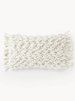 New Funda de cojín artesanal de punto grueso Belen Mantas|Cojines Decorativos