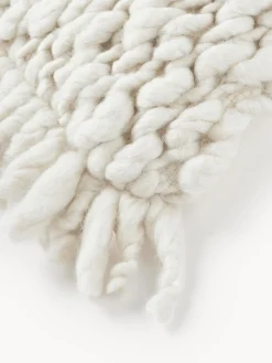 New Funda de cojín artesanal de punto grueso Belen Mantas|Cojines Decorativos