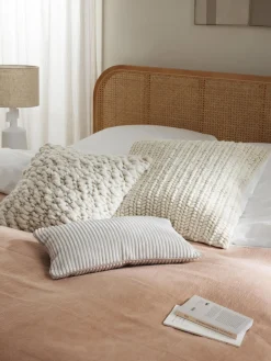 Outlet Funda de cojín artesanal de punto grueso Belen Mantas|Cojines Decorativos