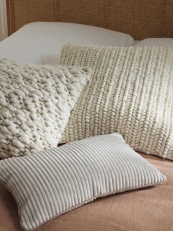 Outlet Funda de cojín artesanal de punto grueso Belen Mantas|Cojines Decorativos