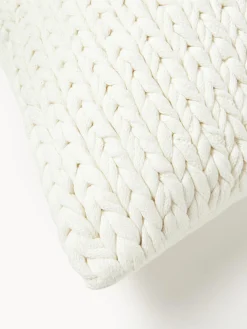 Sale Funda de cojín artesanal de punto grueso Adyna Ow 30x50 Cojines Decorativos|Mantas