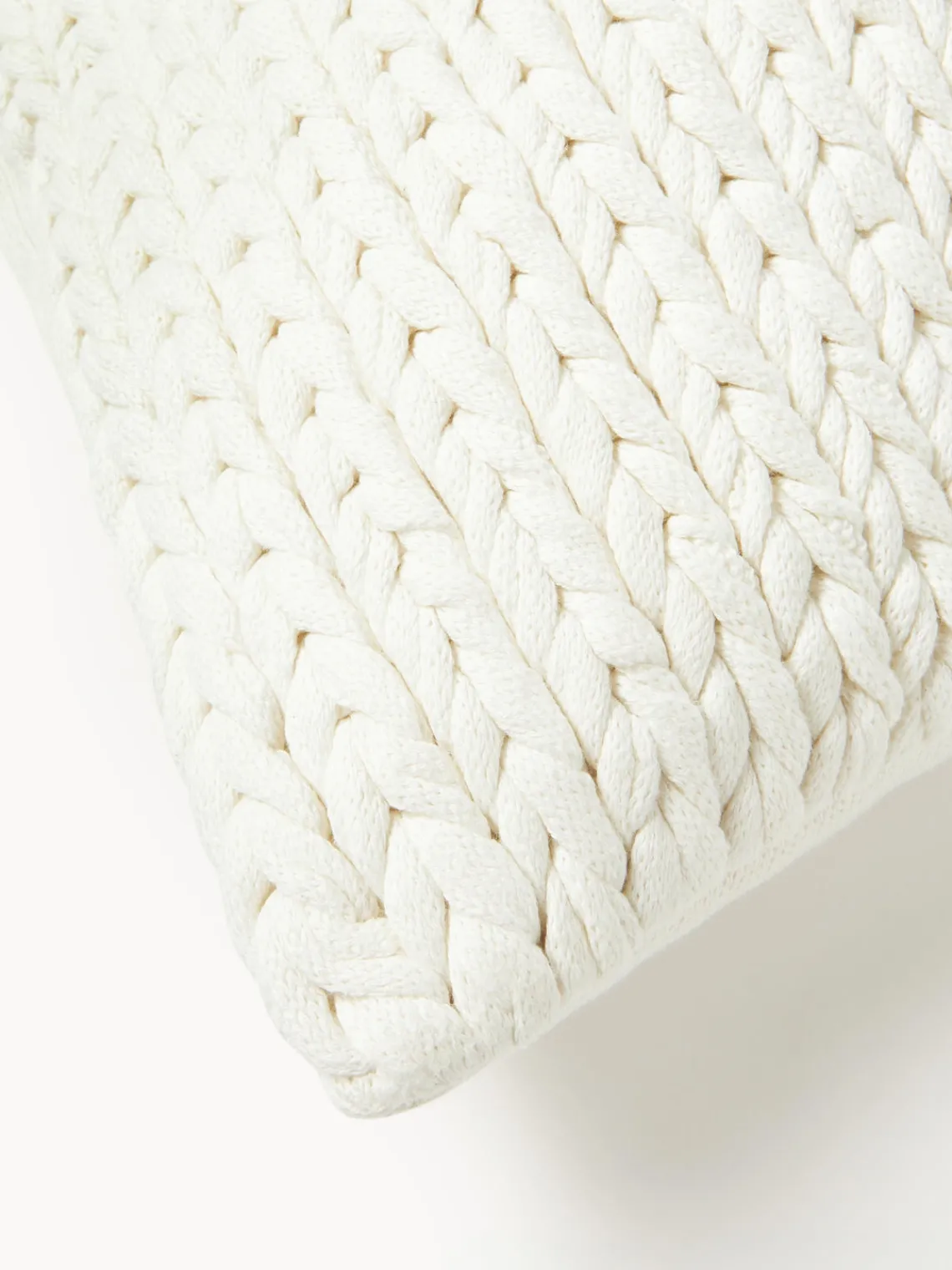 Sale Funda de cojín artesanal de punto grueso Adyna Ow 30x50 Cojines Decorativos|Mantas