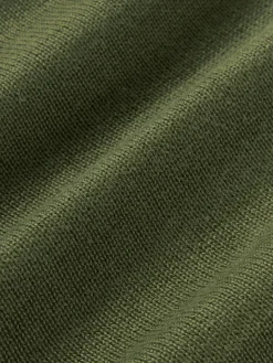 Cojines Decorativos|Mantas></noscript>Westwing Collection Funda de cojín artesanal de punto grueso Adyna, 30x50 cm Verde oscuro