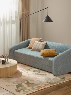 Cojines Decorativos|Mantas>Westwing Collection Funda de cojín artesanal de punto grueso Adyna Marrón claro