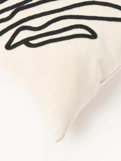 Online Funda de cojín artesanal de algodón ecológico Jot Cojines Decorativos|Mantas