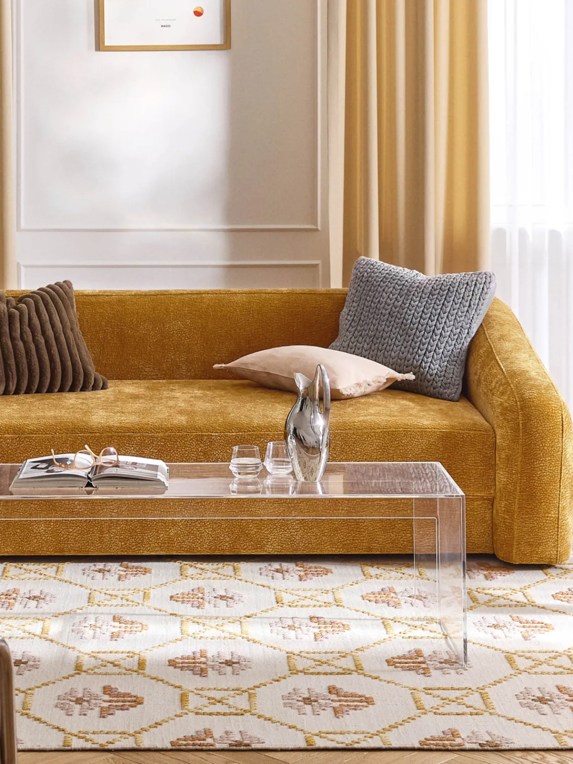 Cojines Decorativos|Mantas>Westwing Collection Funda de cojín artesanal de punto grueso Adyna Gris oscuro