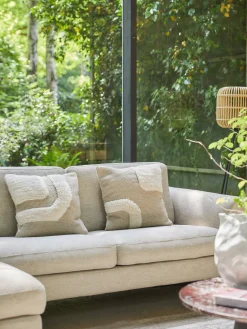 Mantas|Cojines Decorativos>Westwing Collection Funda de cojín artesanal Laine Beige claro, beige